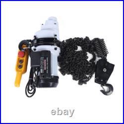 2200 LBS/1 Ton Electric Chain Hoist Single-Phase Hoist Crane 10FT Chain 110V US