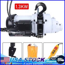 2200LBS/ 1 Ton Electric Chain Hoist Single Phase Hoist Crane 10 FT Chain 110V