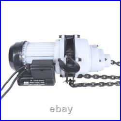 2200LBS/ 1 Ton Electric Chain Hoist Single Phase Hoist Crane 10 FT Chain 110V 2200LBS/ 1 Ton Electric Chain Hoist Single Phase Hoist Crane 10 FT Chain 110V