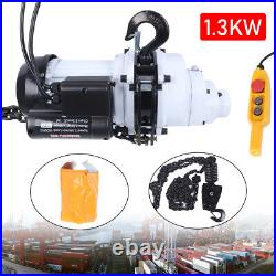 2200LBS/ 1 Ton Electric Chain Hoist Single Phase Hoist Crane 10 FT Chain 110V 2200LBS/ 1 Ton Electric Chain Hoist Single Phase Hoist Crane 10 FT Chain 110V