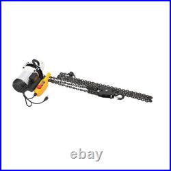 2200LBS/ 1 Ton Electric Chain Hoist Single Phase Hoist Crane 10 FT Chain 110V 2200LBS/ 1 Ton Electric Chain Hoist Single Phase Hoist Crane 10 FT Chain 110V