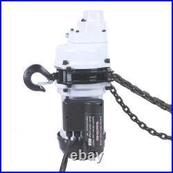 2200LBS/ 1 Ton Electric Chain Hoist Single Phase Hoist Crane 10 FT Chain 110V 2200LBS/ 1 Ton Electric Chain Hoist Single Phase Hoist Crane 10 FT Chain 110V
