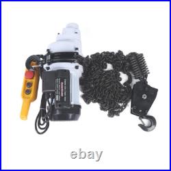 2200LBS/ 1 Ton Electric Chain Hoist Single Phase Hoist Crane 10 FT Chain 110V 2200LBS/ 1 Ton Electric Chain Hoist Single Phase Hoist Crane 10 FT Chain 110V