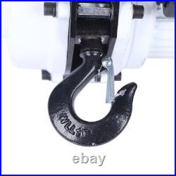2200LBS/ 1 Ton Electric Chain Hoist Single Phase Hoist Crane 10 FT Chain 110V 2200LBS/ 1 Ton Electric Chain Hoist Single Phase Hoist Crane 10 FT Chain 110V
