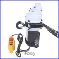 2200LBS/ 1 Ton Electric Chain Hoist Single Phase Hoist Crane 10 FT Chain 110V 2200LBS/ 1 Ton Electric Chain Hoist Single Phase Hoist Crane 10 FT Chain 110V