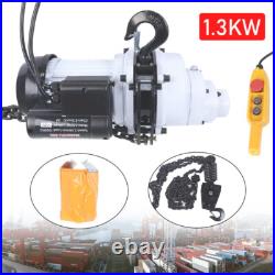 2200LBS/ 1 Ton Electric Chain Hoist Single Phase Hoist Crane 10 FT Chain 110V 2200LBS/ 1 Ton Electric Chain Hoist Single Phase Hoist Crane 10 FT Chain 110V