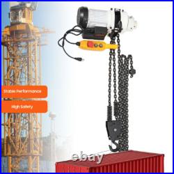 2200LBS/ 1 Ton Electric Chain Hoist Single Phase Hoist Crane 10 FT Chain 110V US