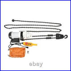 2200LBS/ 1 Ton Electric Chain Hoist Single Phase Hoist Crane 10 FT Chain 110V US