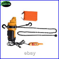 2200LBS/ 1 Ton Electric Chain Hoist Single Phase Hoist Crane 10 FT Chain 110V US