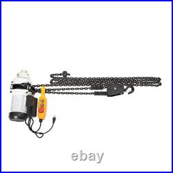 2200LBS/ 1 Ton Electric Chain Hoist Single Phase Hoist Crane 10 FT Chain 110V US