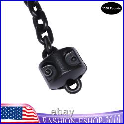 2200LBS/ 1 Ton Electric Chain Hoist Single Phase Hoist Crane 10 FT Chain 110V US