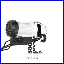 2200LBS/ 1 Ton Electric Chain Hoist Single Phase Hoist Crane 10 FT Chain 110V US