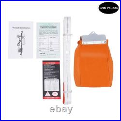 2200LBS/ 1 Ton Electric Chain Hoist Single Phase Hoist Crane 10 FT Chain 110V US
