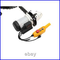 2200LBS/ 1 Ton Electric Chain Hoist Single Phase Hoist Crane 10 FT Chain 110V US