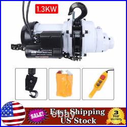 2200LBS/1 Ton Electric Chain Hoist Single Phase Hoist Crane 10FT Chain 110V New