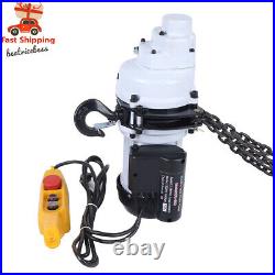 2200LBS/1 Ton Electric Chain Hoist Single Phase Hoist Crane 10FT Chain 110V New