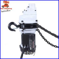 2200LBS/1 Ton Electric Chain Hoist Single Phase Hoist Crane 10FT Chain 110V New