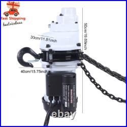 2200LBS/1 Ton Electric Chain Hoist Single Phase Hoist Crane 10FT Chain 110V New