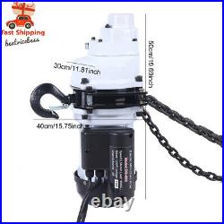 2200LBS/1 Ton Electric Chain Hoist Single Phase Hoist Crane 10FT Chain 110V New