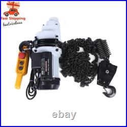 2200LBS/1 Ton Electric Chain Hoist Single Phase Hoist Crane 10FT Chain 110V New