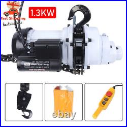 2200LBS/1 Ton Electric Chain Hoist Single Phase Hoist Crane 10FT Chain 110V New