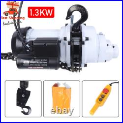 2200LBS/1 Ton Electric Chain Hoist Single Phase Hoist Crane 10FT Chain 110V New