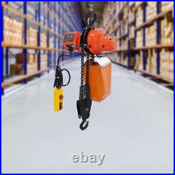 2200lbs/1Ton Electric Chain Hoist Chain Crane Hoist 3m/9.84ft Lifting