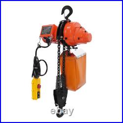 2200lbs/1Ton Electric Chain Hoist Chain Crane Hoist 3m/9.84ft Lifting
