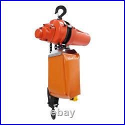 2200lbs/1Ton Electric Chain Hoist Chain Crane Hoist 3m/9.84ft Lifting
