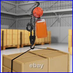 2200lbs/1Ton Electric Chain Hoist Chain Crane Hoist 3m/9.84ft Lifting US! US