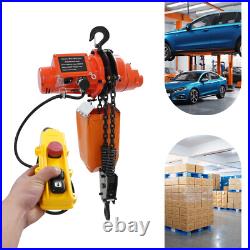 2200lbs/1Ton Electric Chain Hoist Chain Crane Hoist 3m/9.84ft Lifting US! US