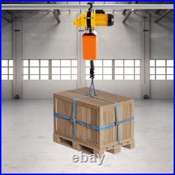 2200lbs/1Ton Electric Chain Hoist Single Phase Double Chain Crane Hoist 13' Lift 2200lbs/1Ton Electric Chain Hoist Single Phase Double Chain Crane Hoist 13' Lift