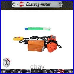 2200lbs Electric Chain Hoist 110V 10ft Lifting Height, 10ft Wired Remote Control 2200lbs Electric Chain Hoist 110V 10ft Lifting Height, 10ft Wired Remote Control