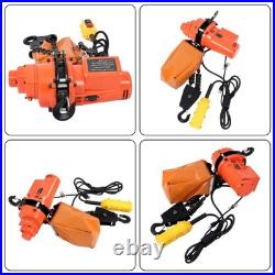 2200lbs Electric Chain Hoist 110V 10ft Lifting Height, 10ft Wired Remote Control 2200lbs Electric Chain Hoist 110V 10ft Lifting Height, 10ft Wired Remote Control