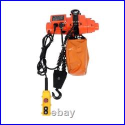 2200lbs Electric Chain Hoist 110V 10ft Lifting Height, 10ft Wired Remote Control 2200lbs Electric Chain Hoist 110V 10ft Lifting Height, 10ft Wired Remote Control