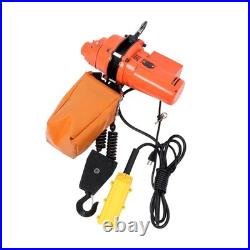 2200lbs Electric Chain Hoist Single Phase Crane Hoist 10ft Lifting 110V/60Hz