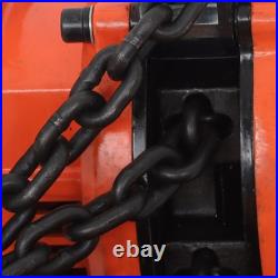 2200lbs Electric Chain Hoist Single Phase Crane Hoist 10ft Lifting 110V/60Hz