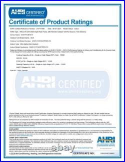 24,000 BTU Ductless Air Conditioner, Heat Pump Mini Split 220V 2 Ton Withkit, WiFi