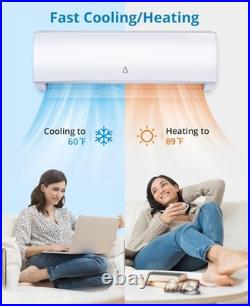 24 SEER2 Air Conditioner AC Unit & Heat Pump 9000 BTU Ductless Mini Split US