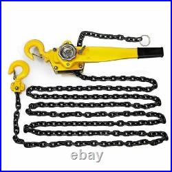 3/4 Ton Lever Block Chain Hoist Ratchet Type Come Along Puller 20FT Chain Lifter