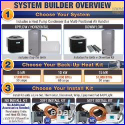 3 Ton 14 SEER AirQuest-Heil by Carrier Heat Pump AC Split System Builder Kit