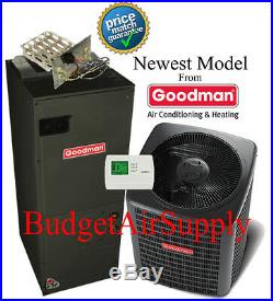 3 Ton 14 seer Heat Pump 410a Goodman System GSZ14036+ ARUF37D14 +UV Light