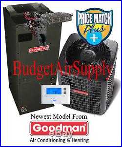 3 Ton 15 seer Goodman Heat Pump Multi-speed GSZ140361+ASPT47D14+Tstat+Heat+TXV++