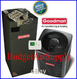 3 Ton 15 seer Goodman Heat Pump Multi-speed GSZ140361+ASPT47D14+Tstat+Heat+TXV++