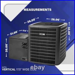 3 Ton AC Unit, R32 Central Air Conditioning Condenser & Evaporator Coil System