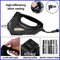 3 Ton Electric Scissor Car Jack withWrench 1/2 Impact & Electric Inflatable Pump