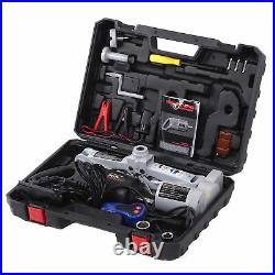 3 Ton Electric Scissor Jack Set 12V Lifting Tool with Wrench fit Car SUV New