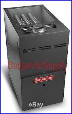 3 Ton Goodman 13 seer 80% 100K btu 2stage UPFLOW Gas Furnace System+Prog. Tstat