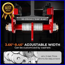 3 Ton I Beam Trolley Adjustable Push Beam Hoist with Dual Wheels Heavy Duty