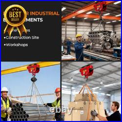 3 Ton I Beam Trolley Adjustable Push Beam Hoist with Dual Wheels Heavy Duty